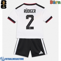Fotballdrakt Barn Tyskland Antonio Rudiger #2 Hjemmedraktsett VM 2026 Kortermet (+ Korte bukser)
